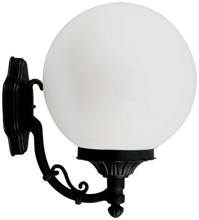 Dabmar GM245-L12-RGBW-B Modern Black LED Exterior Wall Lighting 