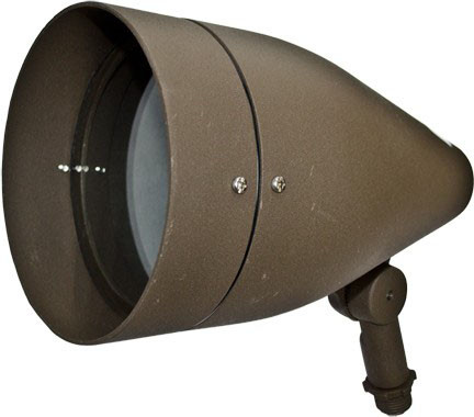 Dabmar DPR38-L25F-BZ-GL Bronze LED Powder Coated Cast Aluminum Spot Light 