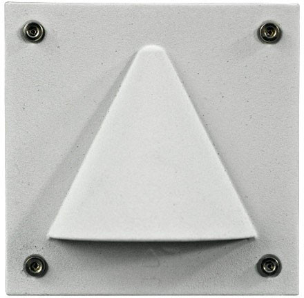 Dabmar LV607-L3-W White LED Cast Aluminium Exterior Step Lighting 