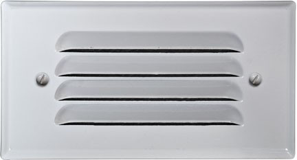 Dabmar LV613-L3-W White LED Brass/Cast Aluminium Outdoor Step Lighting 