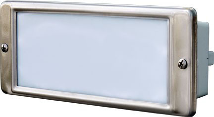 Dabmar LV602-L5-64K-SS304 Stainless 304 LED Cast Aluminium/Stainless Steel 304 Outdoor Step Lighting 