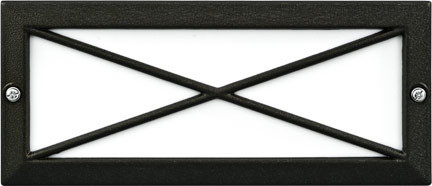 Dabmar LV635-L6-B Black LED Cast Aluminium Exterior Step Light 