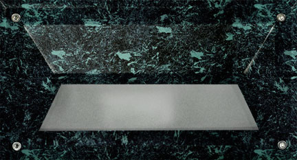 Dabmar DSL1002-L7-VG Verde Green LED Cast Aluminium Exterior Step Light 