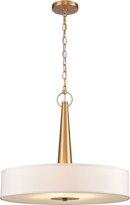 Atlas Lighting and Home ATL-CL11791-GD Leo Modern Brushed Gold Drum Lighting Pendant 