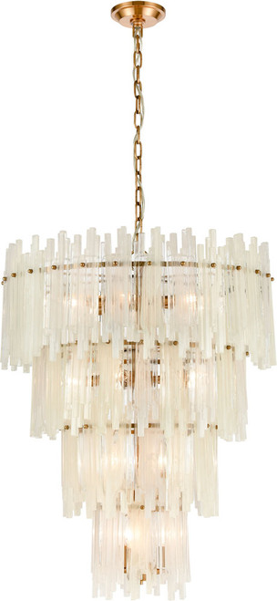 Atlas Lighting and Home ATL-CL11985-BS Brinicle Contemporary Aged Brass Pendant Lighting 
