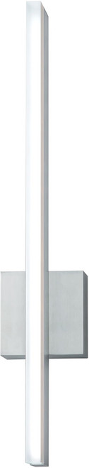 Atlas Lighting and Home ATL-WL11026-SV Ava Modern Brushed Aluminum LED 24" Wall Light Sconce 