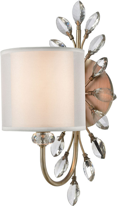Atlas Lighting and Home ATL-WL11515-SV Asbury Aged Silver Wall Lighting Fixture 