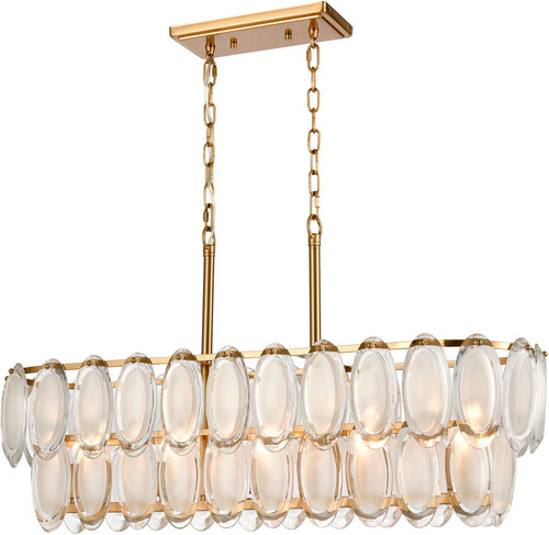 Atlas Lighting and Home ATL-CL11994-BS Curiosity Aged Brass Kitchen Island Lighting 