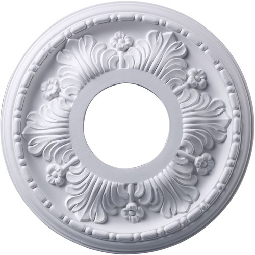 Atlas Lighting and Home ATL-LA11037-WH Acanthus White 11" Medallion 