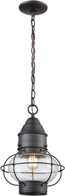 Atlas Lighting and Home ATL-OL11362-BZ Onion Nautical Oil Rubbed Bronze Exterior Pendant Light 