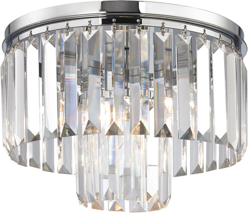 Atlas Lighting and Home ATL-CL11485-CH Palacial Contemporary Polished Chrome Overhead Lighting 