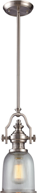 Atlas Lighting and Home ATL-CL11559-NK Chadwick Vintage Satin Nickel Mini Hanging Light 