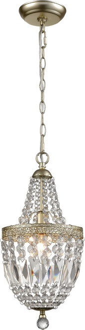 Atlas Lighting and Home ATL-CL12011-GD Morley Contemporary Crystal Champagne Gold Mini Lighting Pendant 