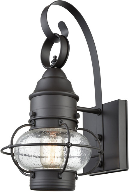 Atlas Lighting and Home ATL-OL11197-BZ Onion Nautical Oil Rubbed Bronze 15" Outdoor Wall Mounted Lamp 