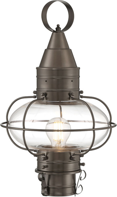 Atlas Lighting and Home ATL-OL11251-BZ Classic Onion Nautical Bronze Outdoor Post Lamp 