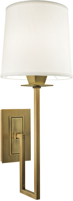 Atlas Lighting and Home ATL-WL11108-BS Maya Aged Brass Wall Light Sconce 