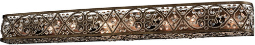 Atlas Lighting and Home ATL-WL11507-BZ Amherst Modern Crystal Antique Bronze 8-Light Bathroom Lighting 