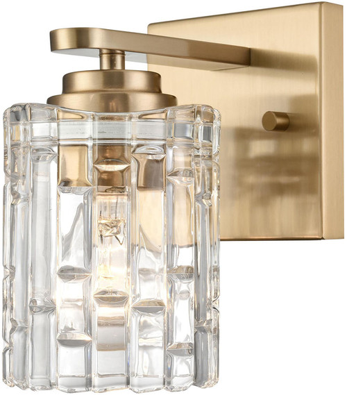 Atlas Lighting and Home ATL-WL11563-BS Cincinnati Modern Satin Brass Bath Wall Sconce 
