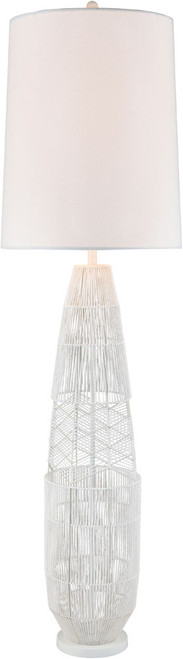 Atlas Lighting and Home ATL-PL11010-WH Husk Modern White Floor Lighting 