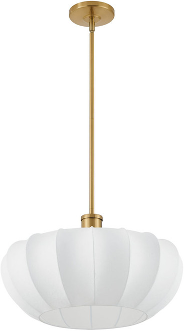 Thesis Lighting 206928A Bryony Contemporary Brushed Gold Pendant Hanging Light 
