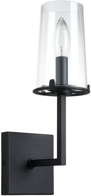 Thesis Lighting 206954A Jared Contemporary Matte Black Wall Lighting 