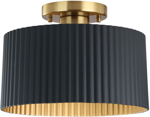 Thesis Lighting 206962A Leilani Contemporary Brushed Gold / Matte Black Home Ceiling Lighting 