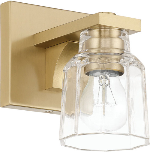 Thesis Lighting 207665A Dryden Modern Champagne Gold Wall Lighting Sconce 
