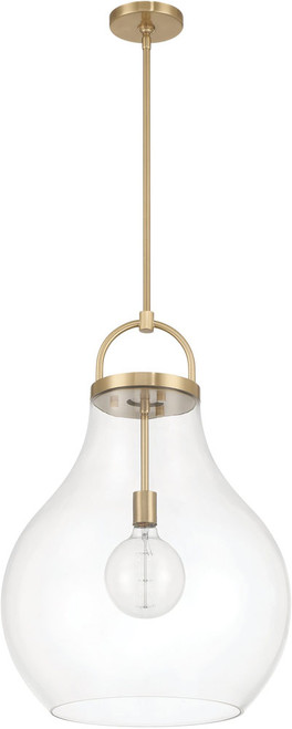 Thesis Lighting 207648A Mansfield Modern Champagne Gold Pendant Lamp 