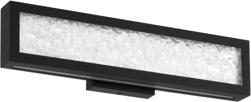 Thesis Lighting 207701A Courtney Modern Textured Black LED 18" Bathroom Light Sconce 