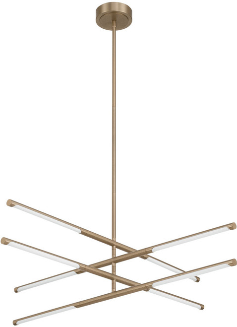 Thesis Lighting 207281A Overture Contemporary Champagne Gold LED 36" Lighting Chandelier 