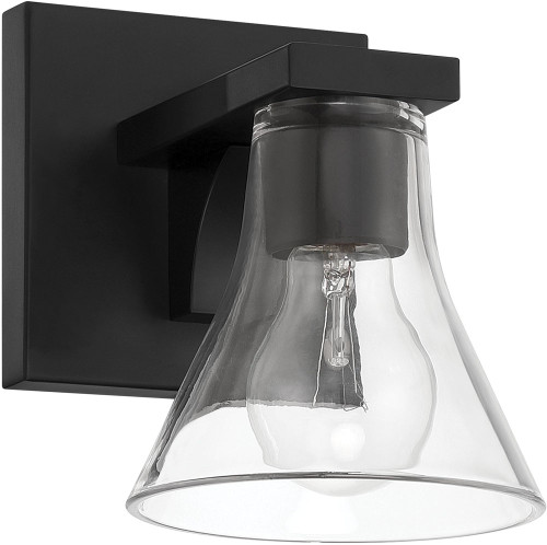Thesis Lighting 207661A Gilford Modern Matte Black Sconce Lighting 