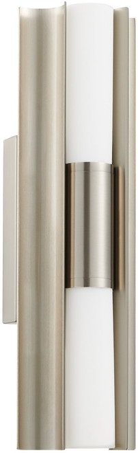 Thesis Lighting 207626A Colton Modern Brushed Nickel LED 2-Light Bath Lighting Fixture 