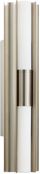 Thesis Lighting 207627A Colton Contemporary Brushed Nickel LED 2-Light Bathroom Light 