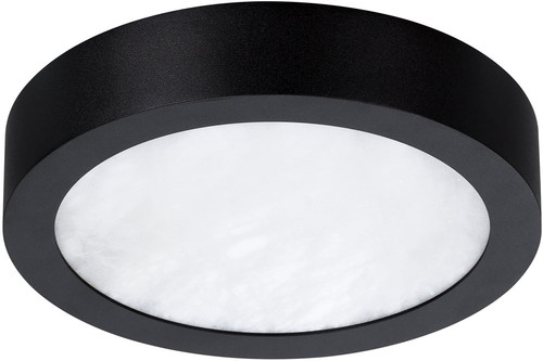 Thesis Lighting 207611A Argyle Contemporary Textured Black LED 8" Flush Mount Ceiling Light Fixture 