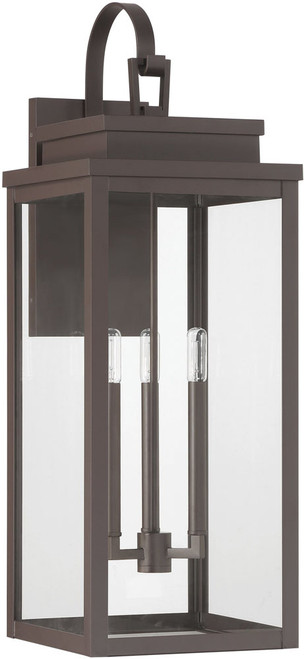 Thesis Lighting 207752A Hillside Contemporary Dark Bronze 31" Exterior Sconce Lighting 