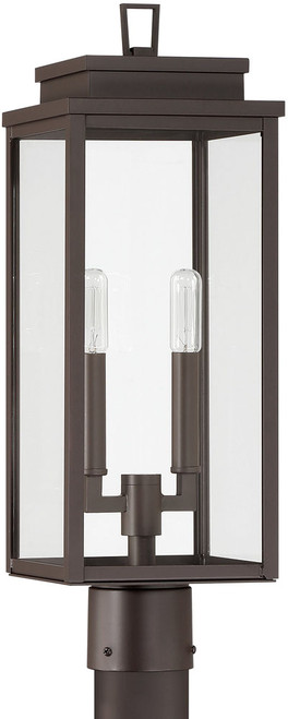 Thesis Lighting 207753A Hillside Modern Dark Bronze Outdoor Post Lamp 