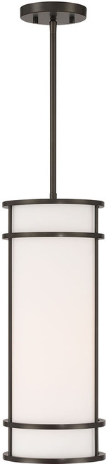 Savoy House 7-5699-1-15 Porter Contemporary Mediterranean Bronze Mini Drum Drop Lighting 