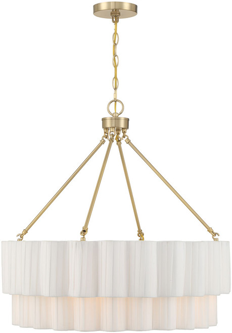 Savoy House 7-1999-4-127 Tucker Noble Brass Drum Pendant Light 