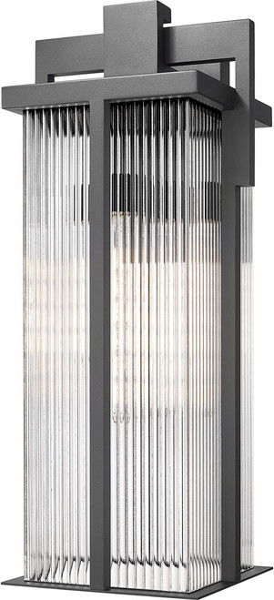 Z-Lite 5031XL-BK Fortis Modern Sand Black 31" Exterior Lamp Sconce 