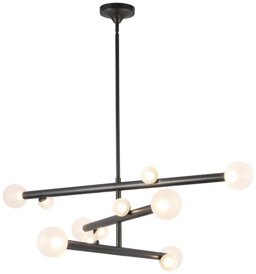 Kuzco Lighting CH32848-UB/OP Reese Modern Urban Bronze LED Chandelier Light 