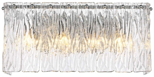 Elegant Lighting 1015W16C-03GL Georgina Contemporary Chrome 16.5" Bathroom Vanity Light Fixture 