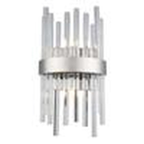 Elegant Lighting 3000W8C Dallas Contemporary Crystal Chrome Sconce Lighting 