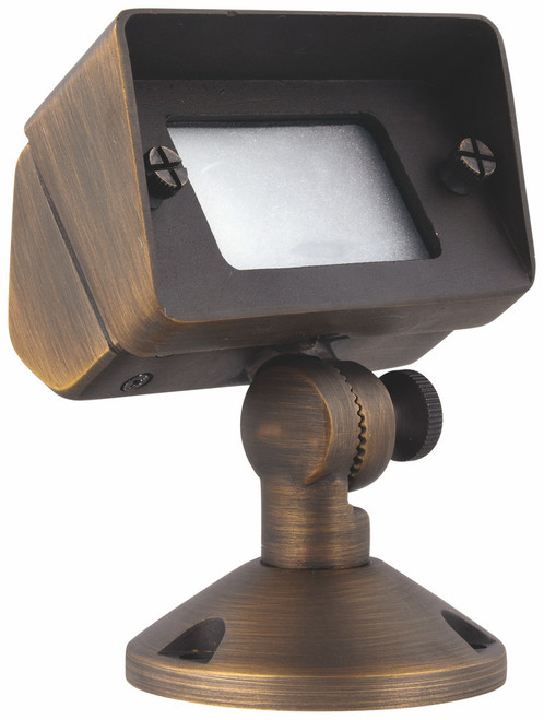 Elegant Lighting C046 Aera Antique Brass Cast Brass Flood Light 