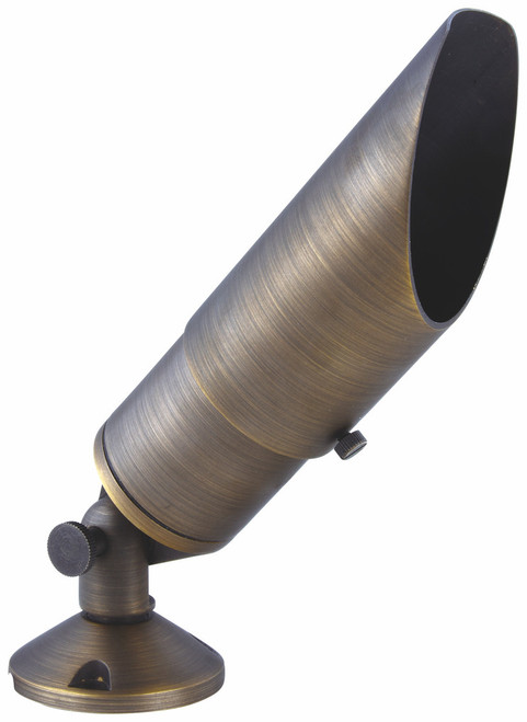 Elegant Lighting C049 Aera Antique Brass Cast Brass Spot Light 