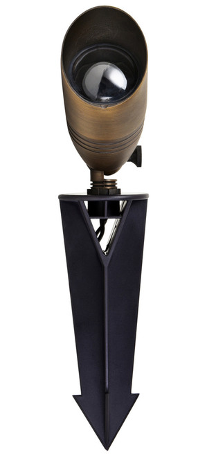 Elegant Lighting C029 Aera Antique Brass Cast Brass Spot Light 