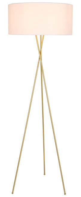 Elegant Lighting LD6191BR Cason Contemporary Brass Lighting Floor Lamp 