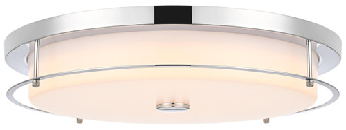 Elegant Lighting LD304F20C Kolson Contemporary Chrome LED 20" Flush Mount Lighting 