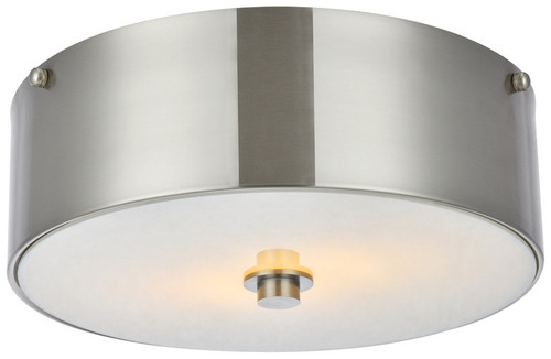 Elegant Lighting LD6025 Hazen Modern Burnished Nickel Ceiling Light Fixture 