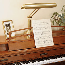 Transitional Piano Lamps