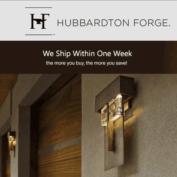 Hubbardton Forge banner